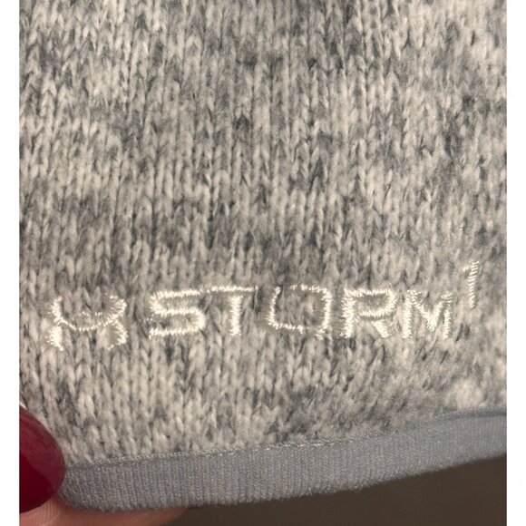 Under Armour Womens UA Storm Fleece 1/2 Zip Pullover Medium Heather Gray - Picture 6 of 10